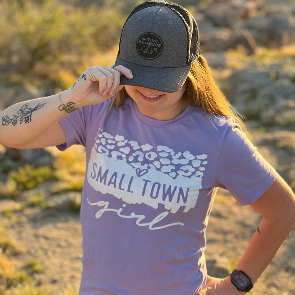 Purple 'Small Town Girl' T-Shirt